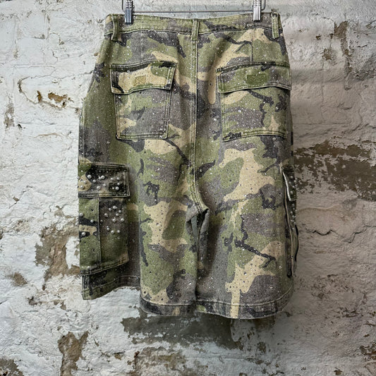 Vale Soulja Camo Pearl Jean Shorts Sz 30