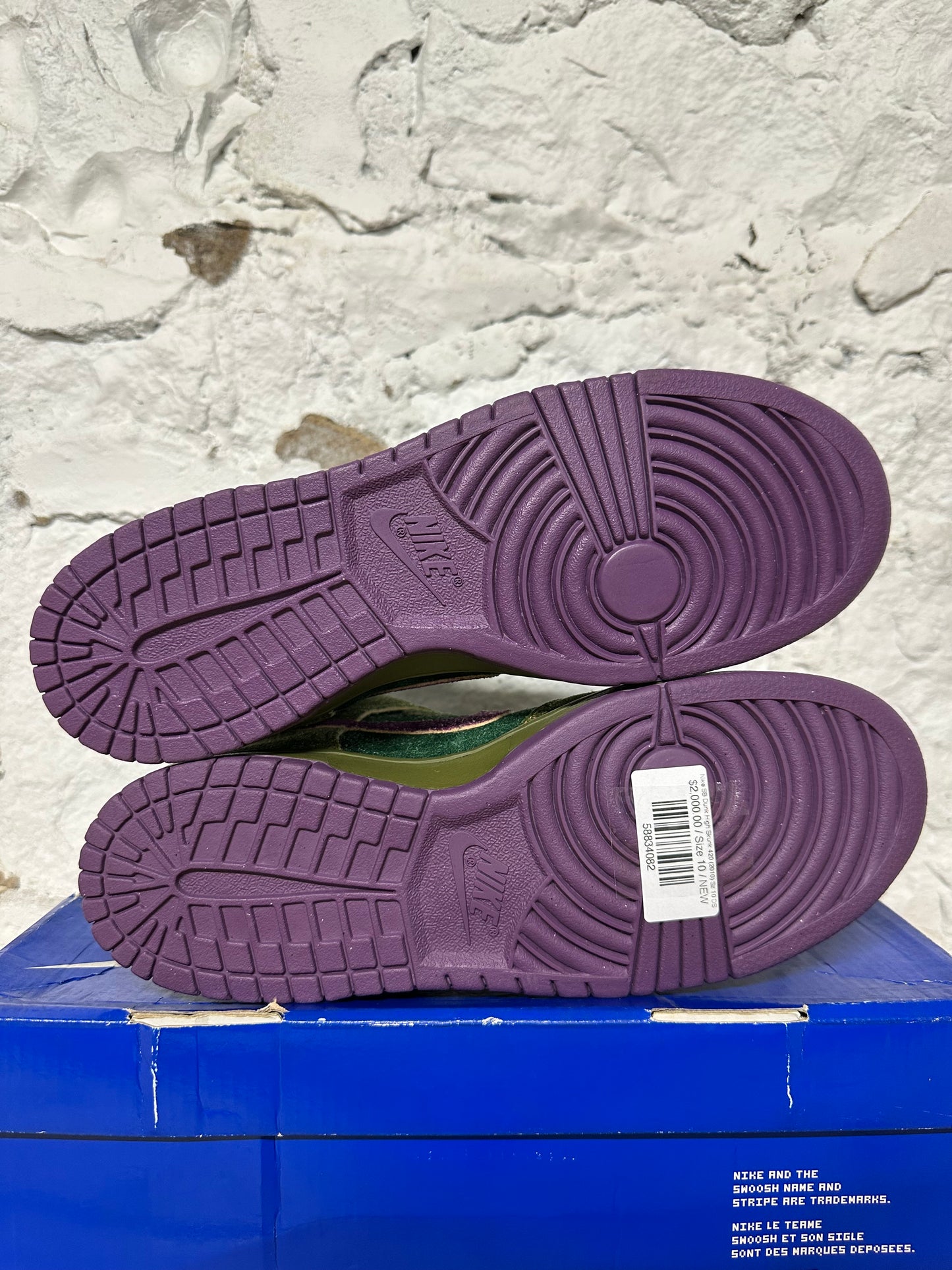 Nike SB Dunk High Skunk 420 (2010) Sz 10 DS