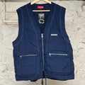Supreme Navy Blue Vest Sz L