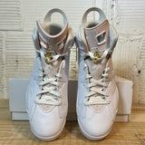 Air Jordan 6 Gold Hoops Sz 10.5 (12W)