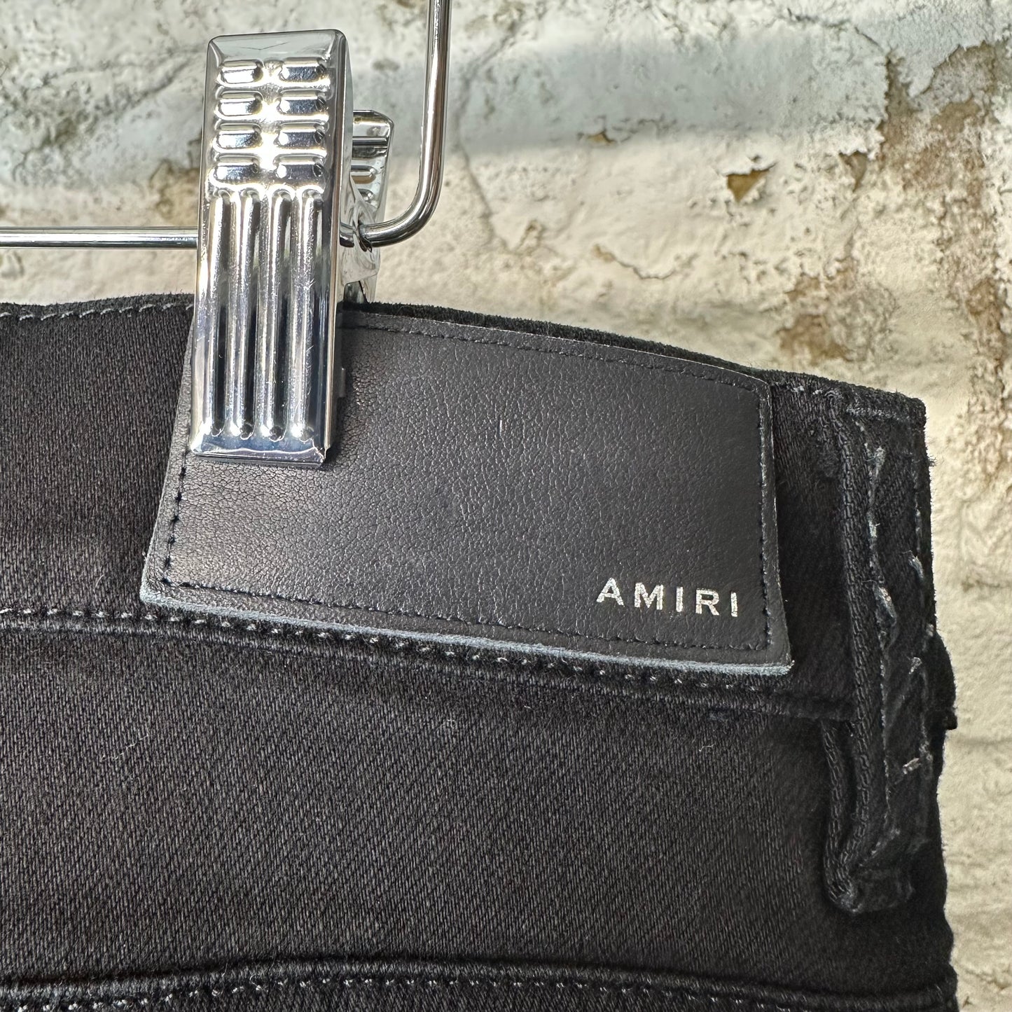 Amiri MX2 Green Brown Paisley Black Denim Jeans Sz 36