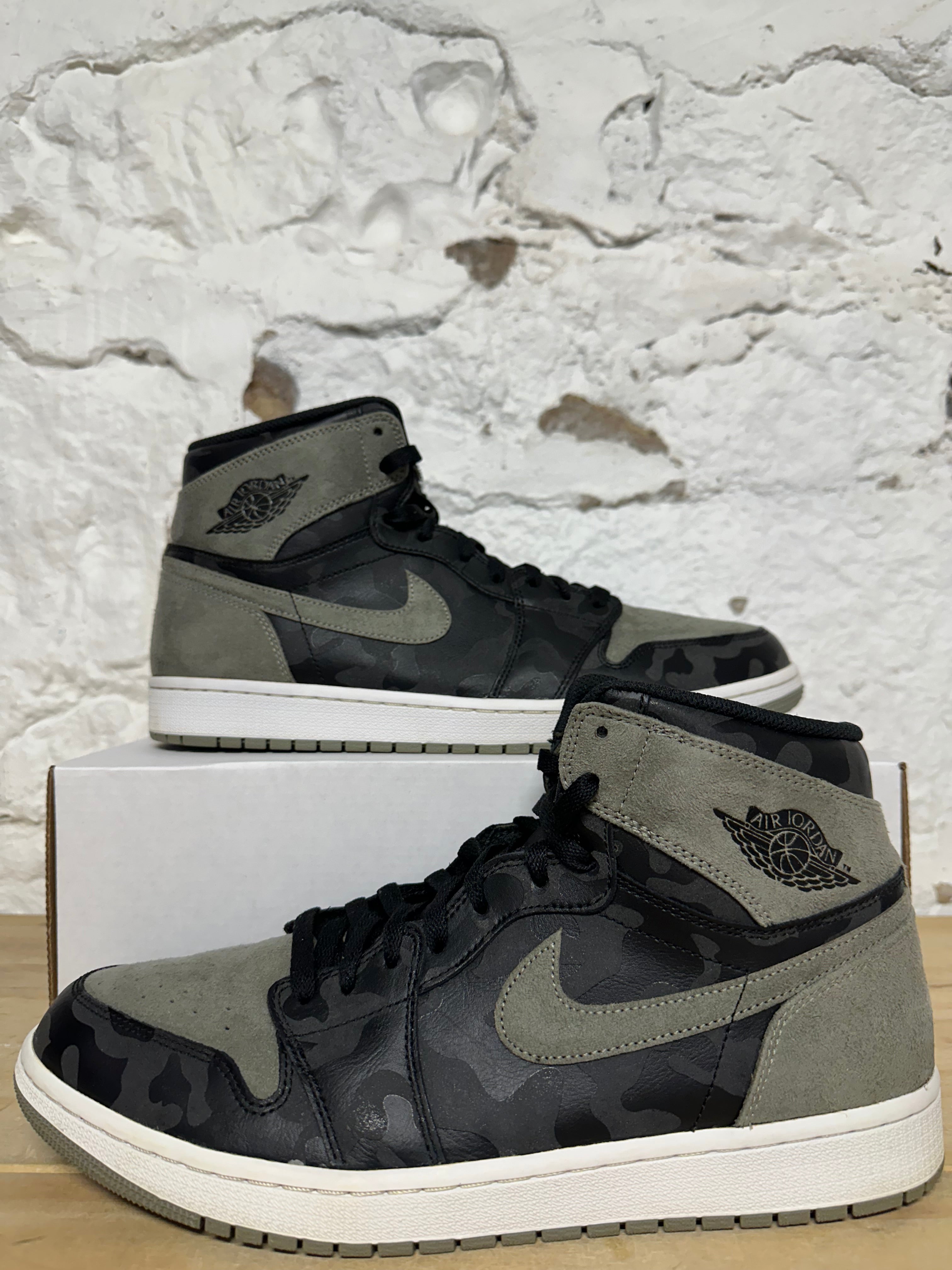 Air Jordan 1 High Premium Shadow Camo Sz 12.5
