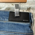 Amiri Distressed Plain Blue Denim Jeans Sz 30