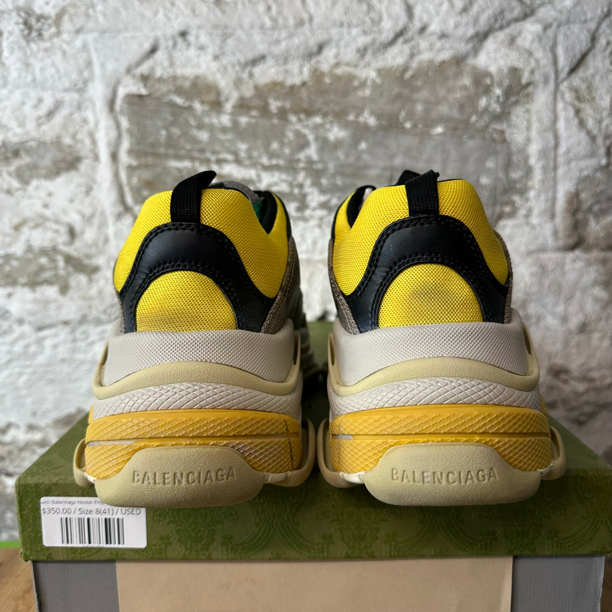 Gucci Balenciaga Hacker Project Triple S Sneaker Sz 8 (41)