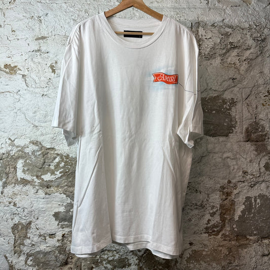 Amiri For The World White T-Shirt Sz XXXL