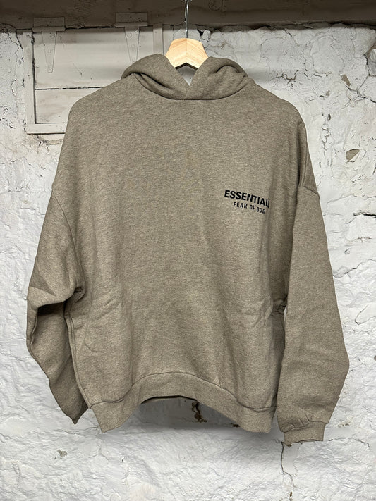 FOG Essentials Heather Grey Hoodie DS