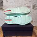 Prada Americas Cup Mint Green Rubber Sneaker Sz 12 (45) DS