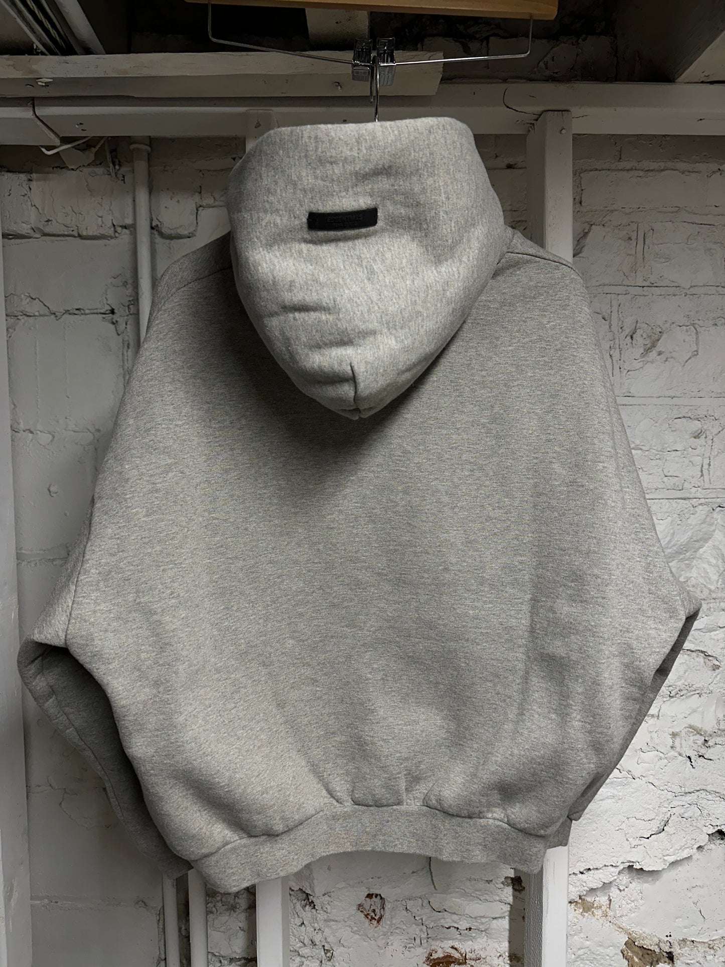 Fear Of God Essenitals State Grey Hoodie Sz S
