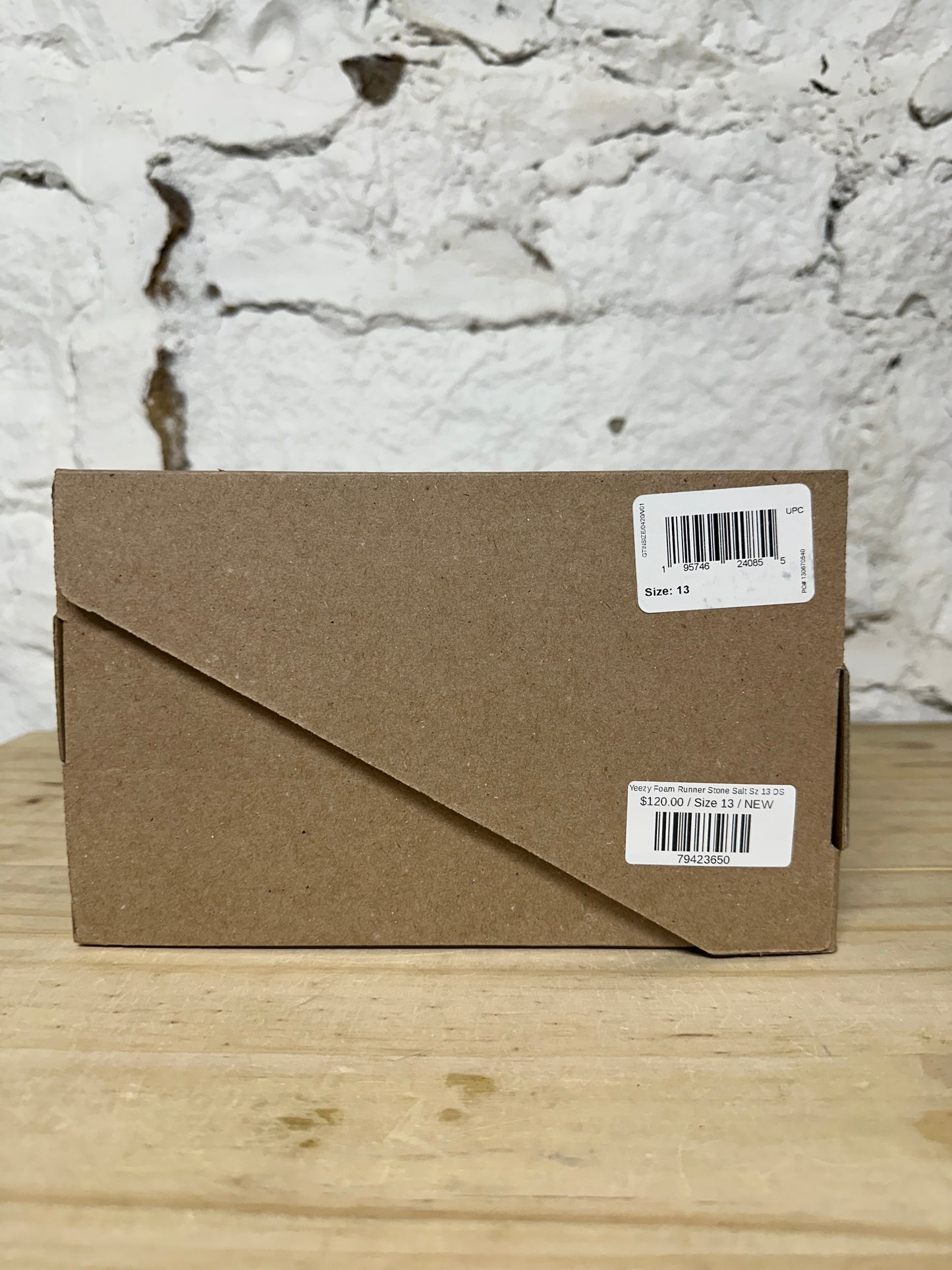 Yeezy Foam Runner Stone Salt Sz 13 DS
