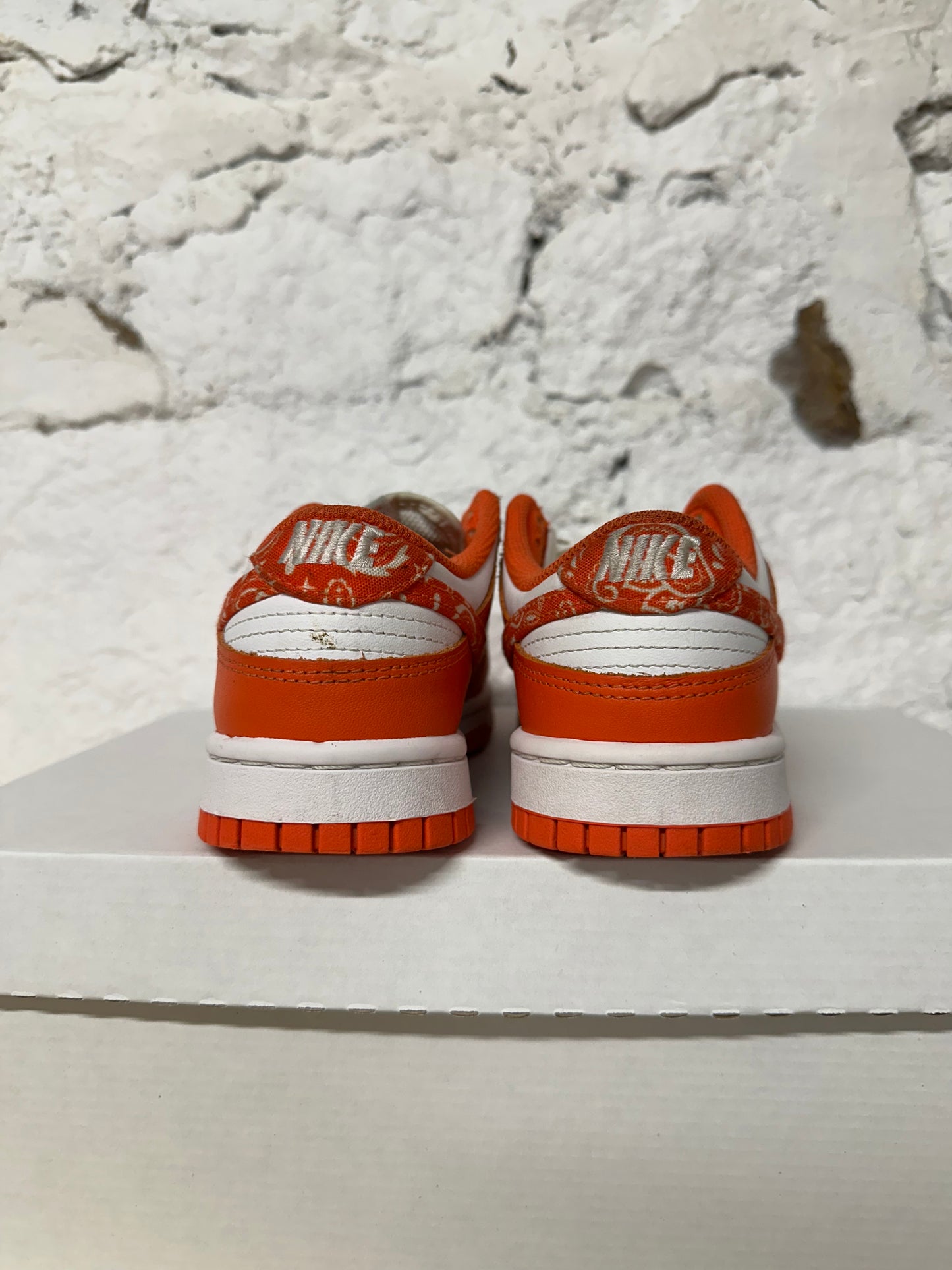 Nike Dunk Low Orange Paisley Sz 5 (6.5W)
