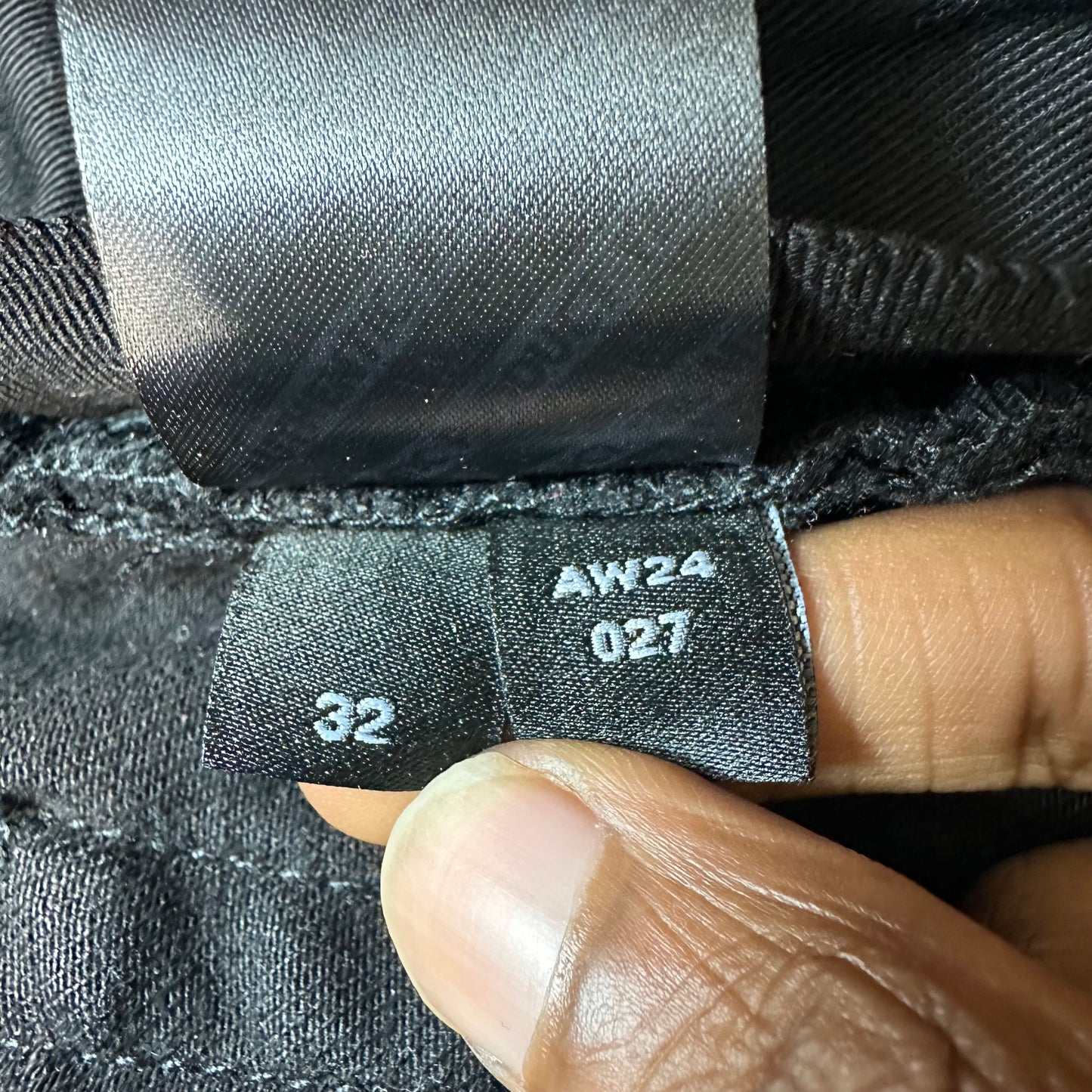 Amiri MX1 Cheetah Print Black Denim Jeans Sz 32
