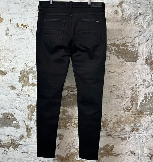 Amiri MX1 Grey Paisley Black Denim Jeans Sz 38