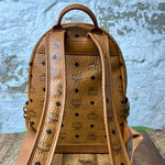 MCM Cognac Backpack (Small)