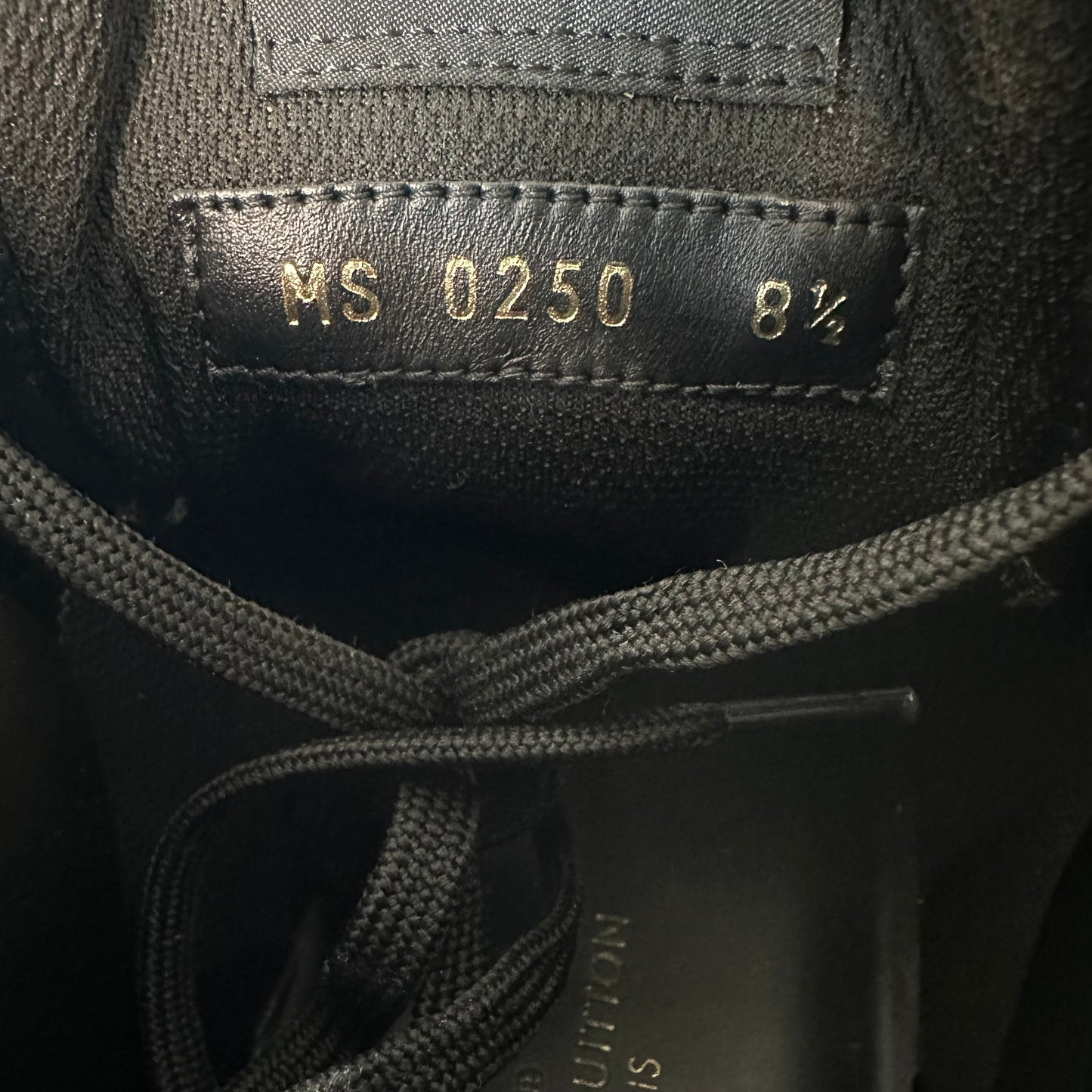 Louis Vuitton High Blue Camo White Black Rivoli Sneaker Sz 10 (8.5LV)