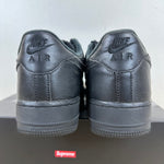 Nike Air Force 1 Low Supreme Black Sz 8