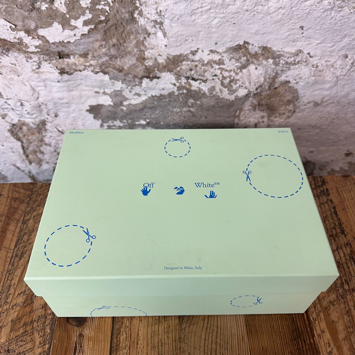 Off-White Brown Arrow Vulc White Sneaker Sz 12 (45)