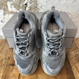 Balenciaga Triple S Gray Dyed Sneaker Sz 7 (40)