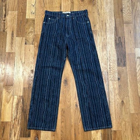 Marni Blue Wave Denim Jeans Sz 31