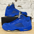 Air Jordan 5 Blue Suede Sz 14