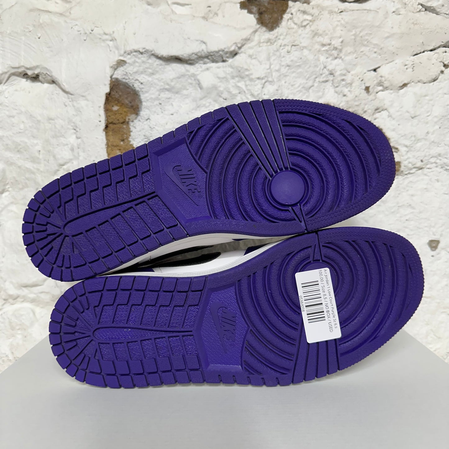 Air Jordan 1 Low Court Purple Sz 8.5