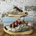 Lanvin Curb Multicolor Lace Grey Sneaker Sz 7 (40)