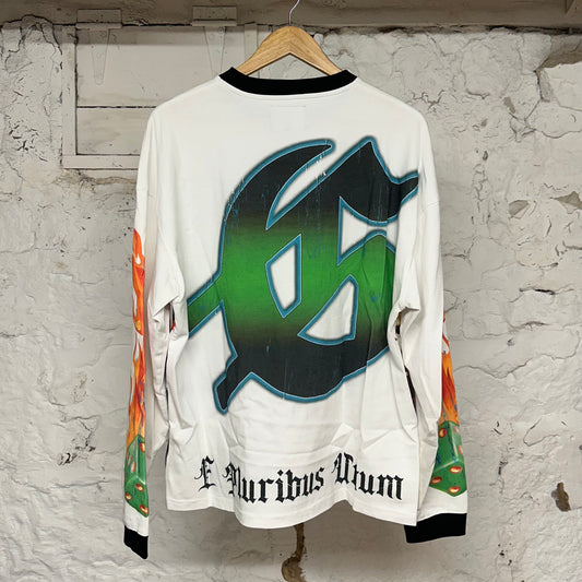Godspeed Gambling White L/S T-Shirt Sz M