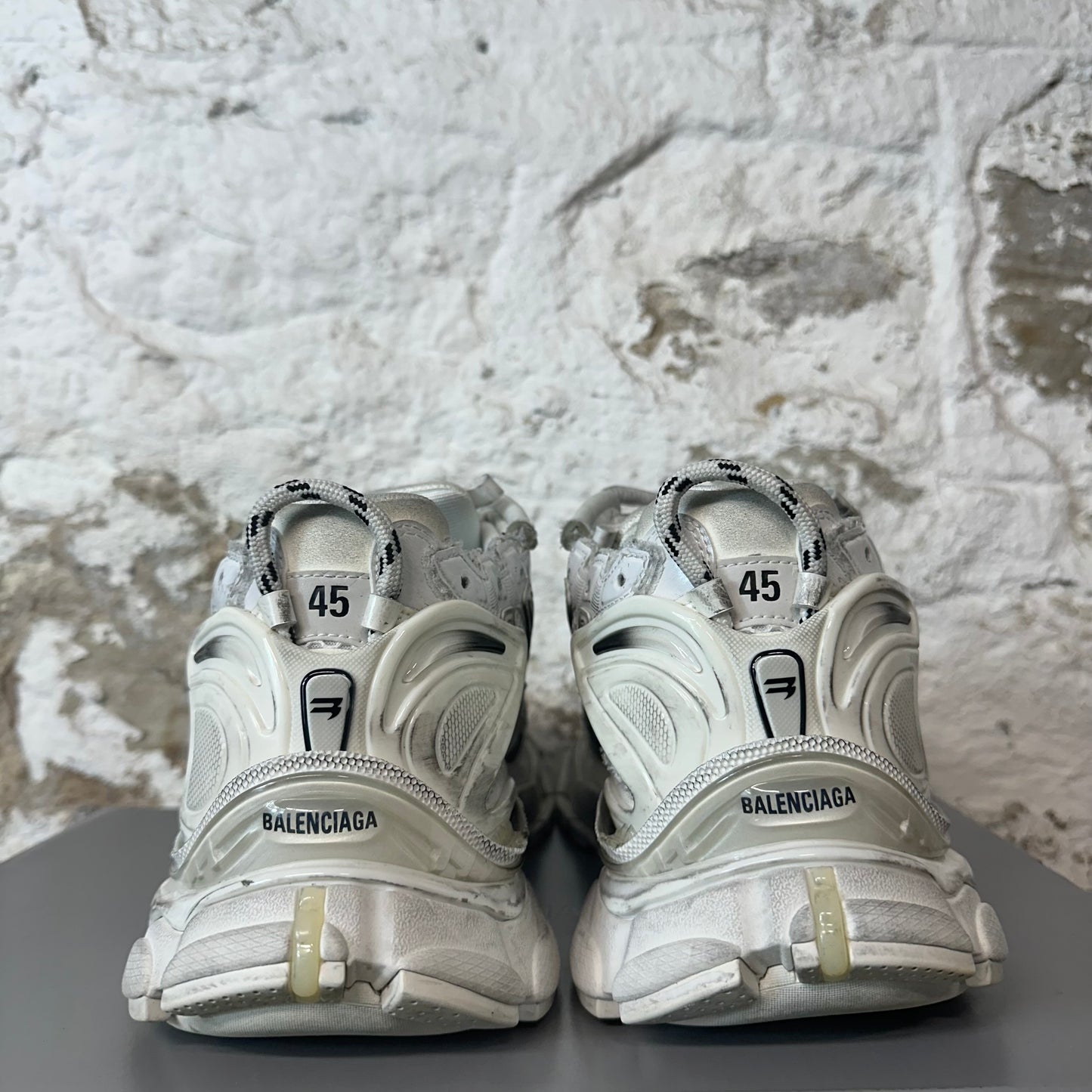 Balenciaga Runner Black Gradient White Sneaker Sz 12 (45)