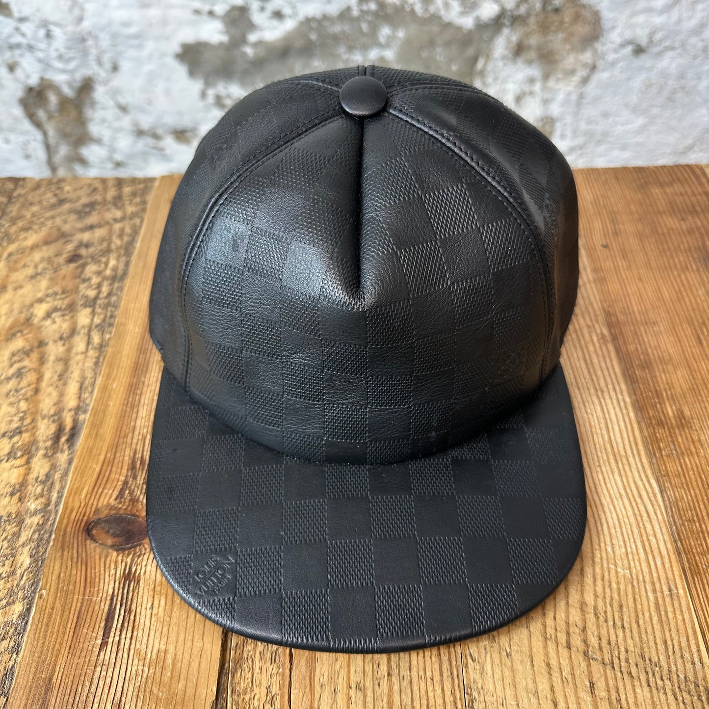 Louis Vuitton Damier Infini Leather Hat