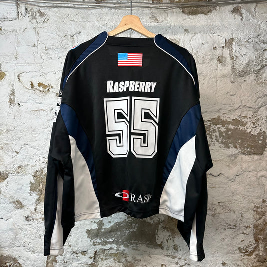 Raspberry Hills Black White Jersey Sz S