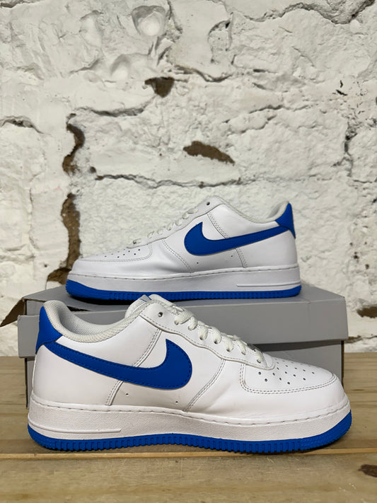 Nike Air Force 1 White Photo Blue Sz 8.5