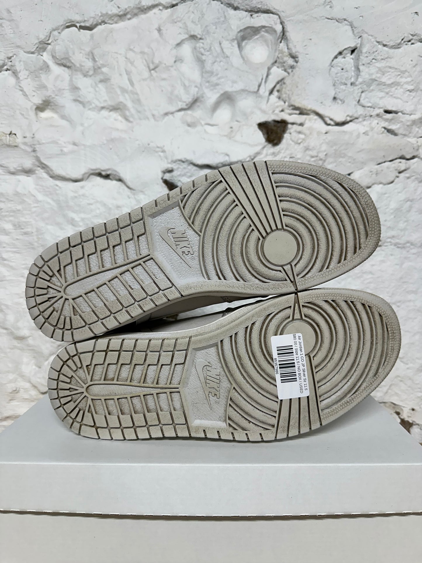 Air Jordan 1 CO JP Silver Sz 11.5