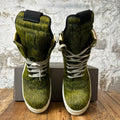 Rick Owens High Geobasket Pony Hair Acid Melange Milk Sneaker Sz 12 (45)