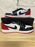 Air Jordan 1 Low Black Toe Sz 10.5 DS