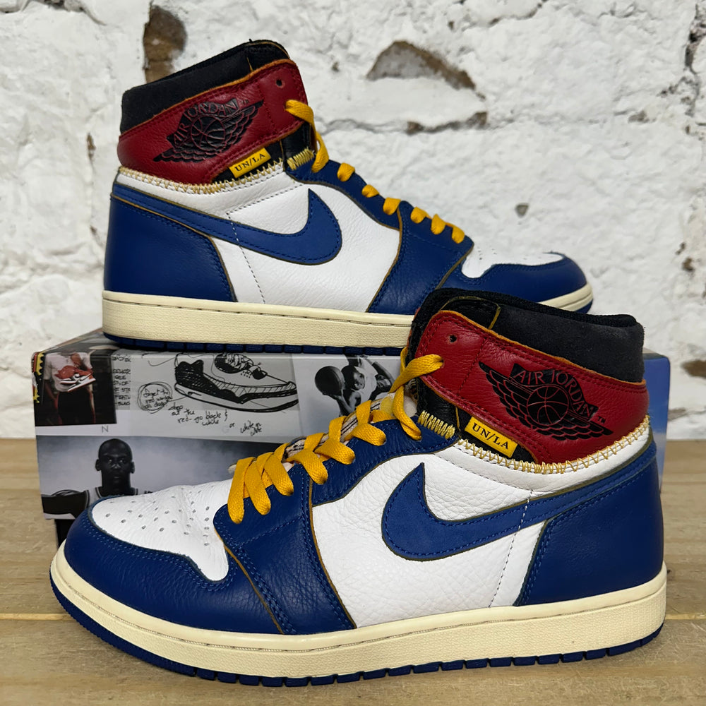 Air Jordan 1 High Union Los Angeles Storm Blue Sz 10.5