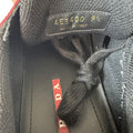 Prada Americas Cup Red Patent Black Sneaker Sz 9.5