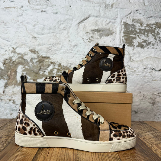 Christian Louboutin High Animal Print Sneaker Sz 9 (42)