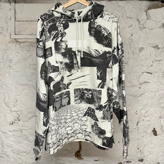 Kith Star Wars White All Over Hoodie Sz XXL