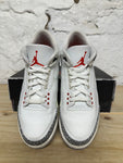 Air Jordan 3 White Cement Reimagined Sz 8.5
