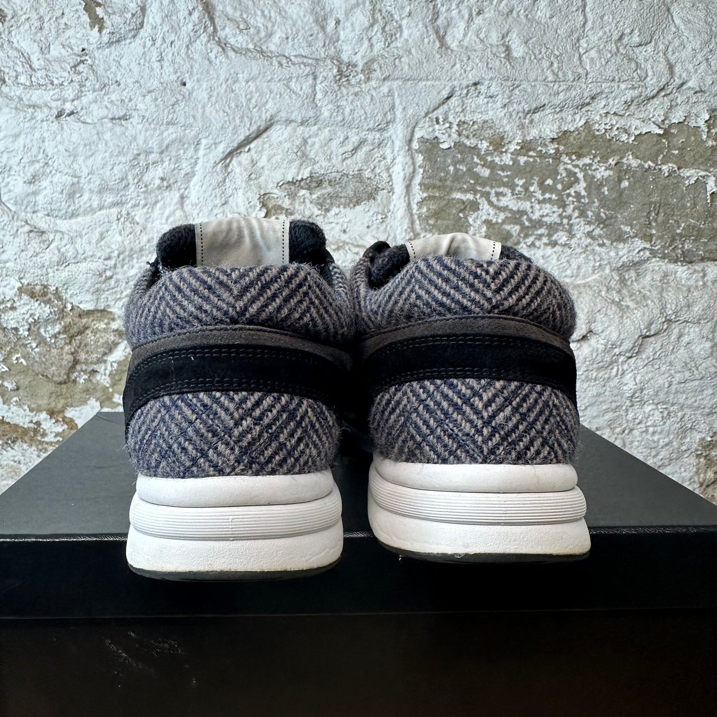 Chanel CC Black Grey Tweed Sneaker Sz 8.5 (41.5)