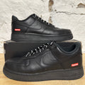 Nike Air Force 1 Low Supreme Black Sz 10.5