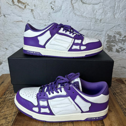 Amiri White Skeleton Purple White Sneaker Sz 10 (43)