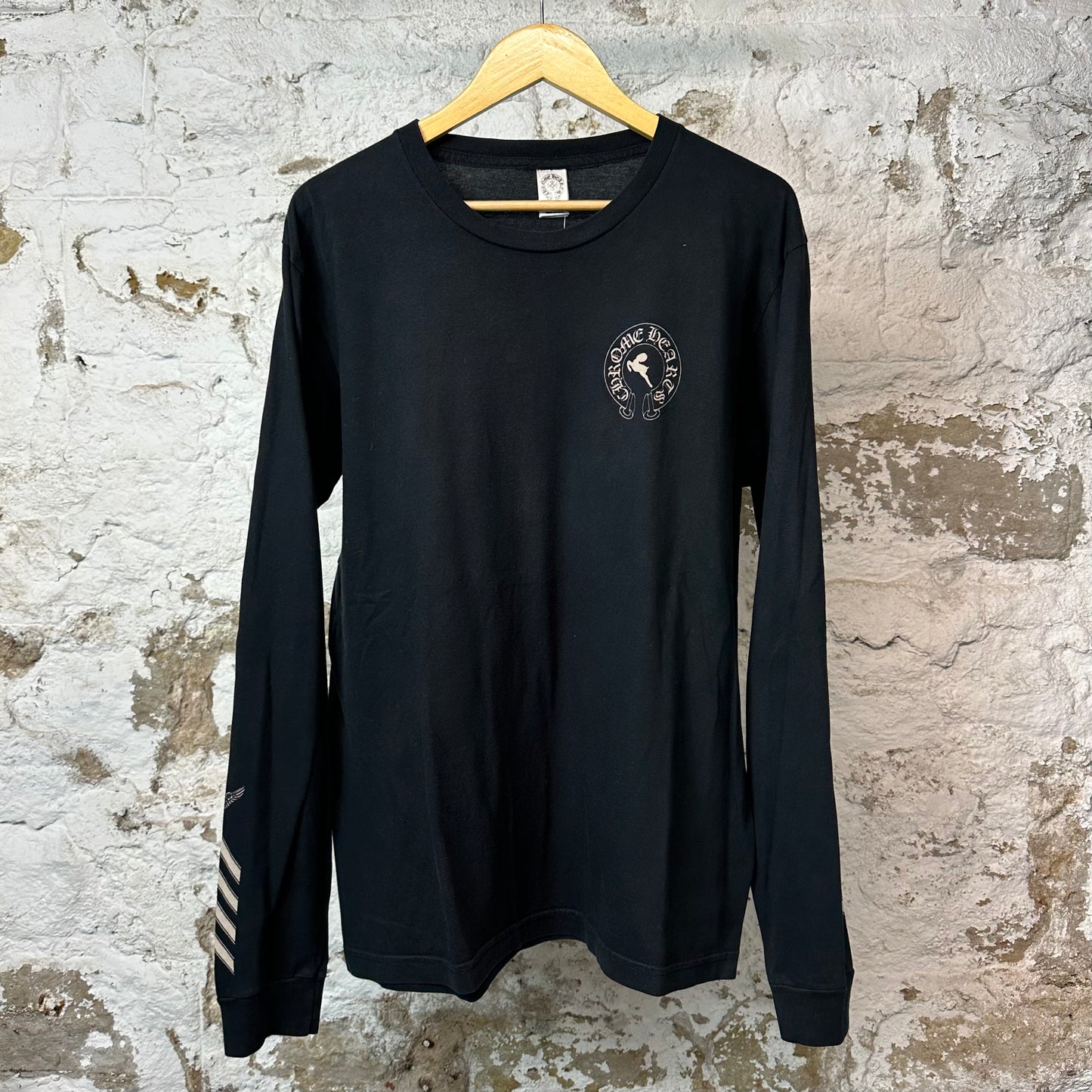 Chrome Hearts Foti Logo L/s Black Sz L