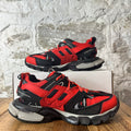 Balenciaga Track Runner Black Red Grey Sneaker Sz 9 (42)