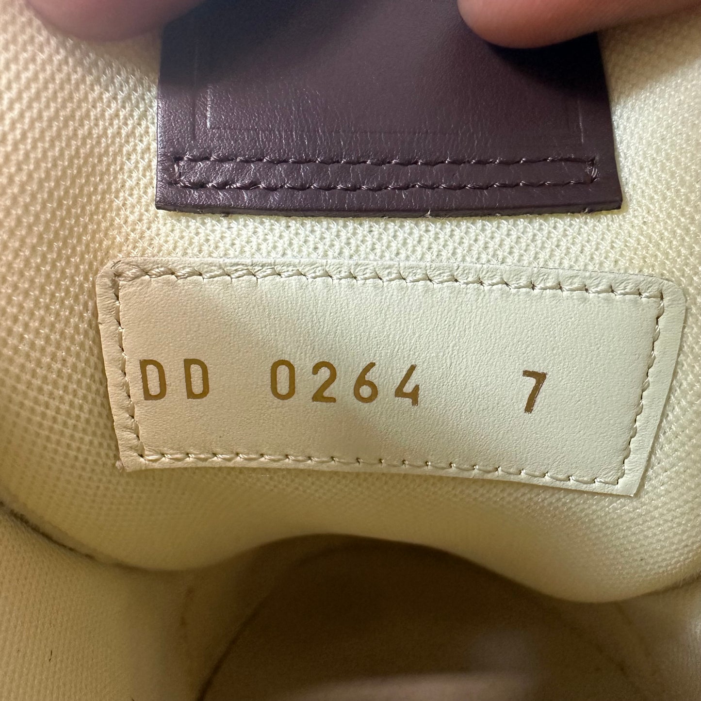 Louis Vuitton Brown Damier Cream Trainer Sneaker Sz 8.5 (7LV)