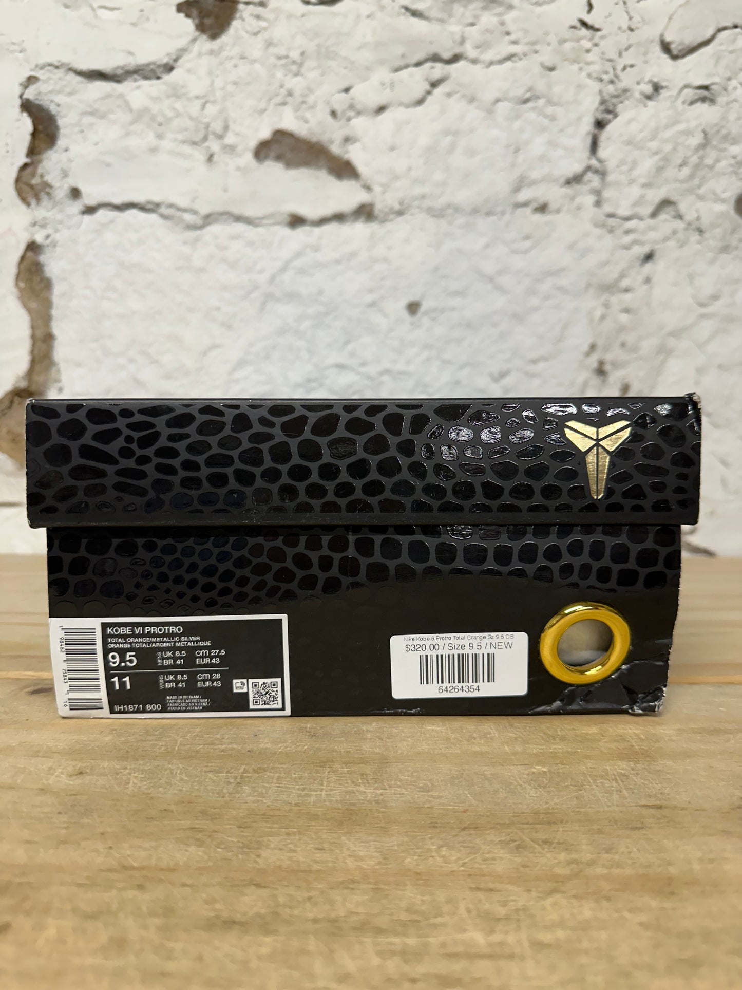Nike Kobe 6 Protro Total Orange Sz 9.5 DS
