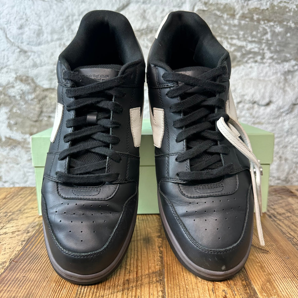 Off-White Out Of Office White Black Sneaker Sz 12 (45)