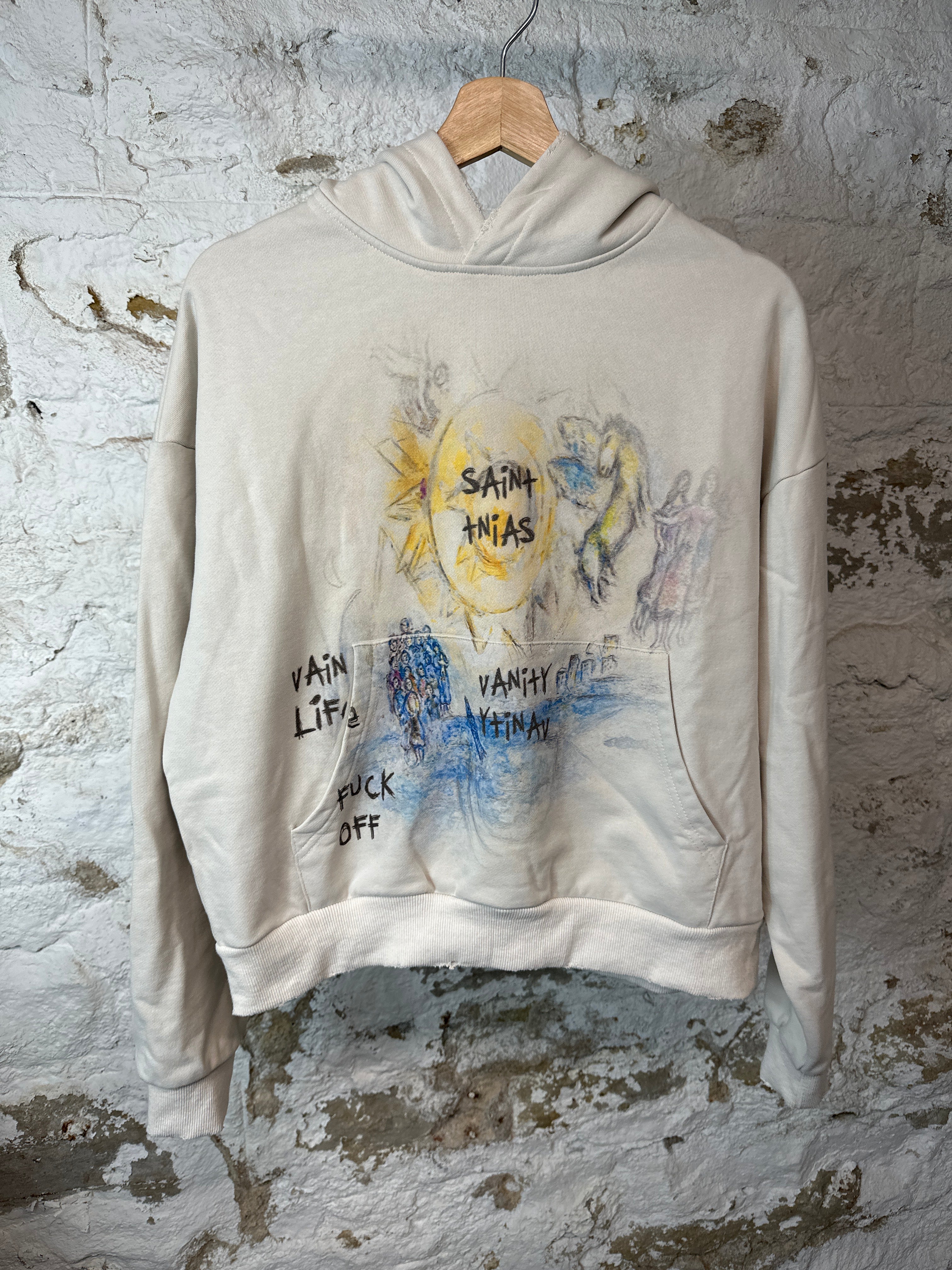 Saint Vanity Vain Life Cream Hoodie