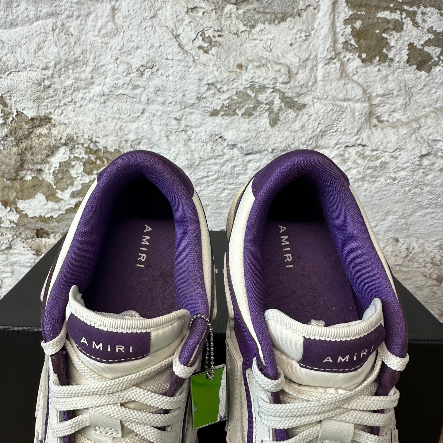 Amiri White Skeleton Purple White Sneaker Sz 10 (43)