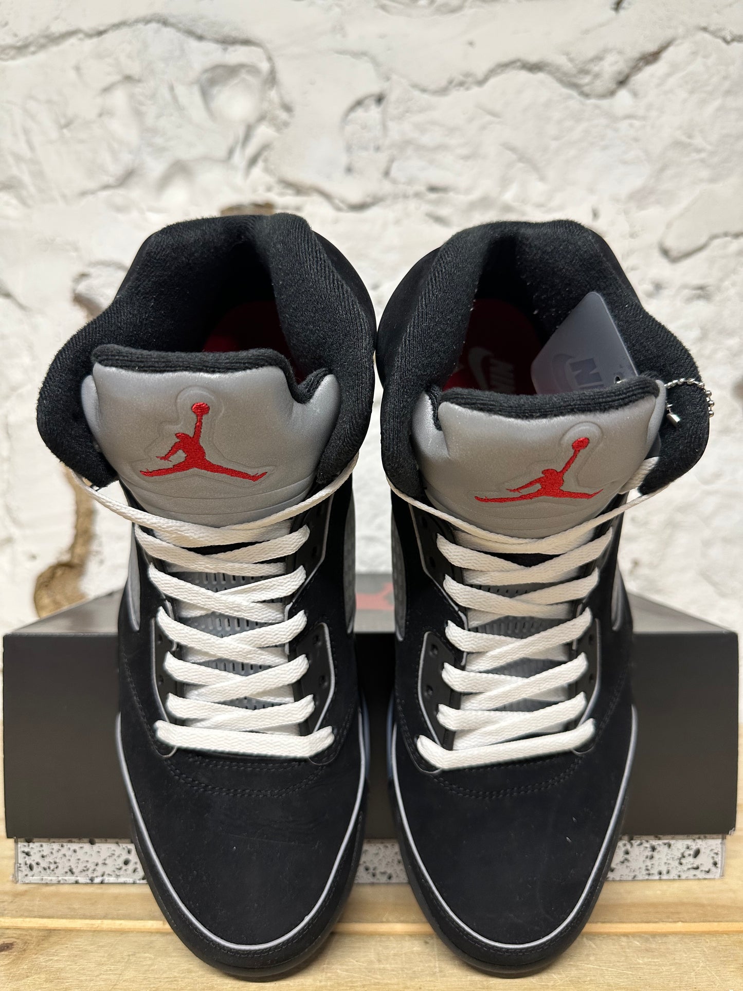 Air Jordan 5 Black Metallic Sz 11.5