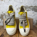 Rick Owens Jumbo Lace Lemon Milk Sneaker Sz 8 (41)